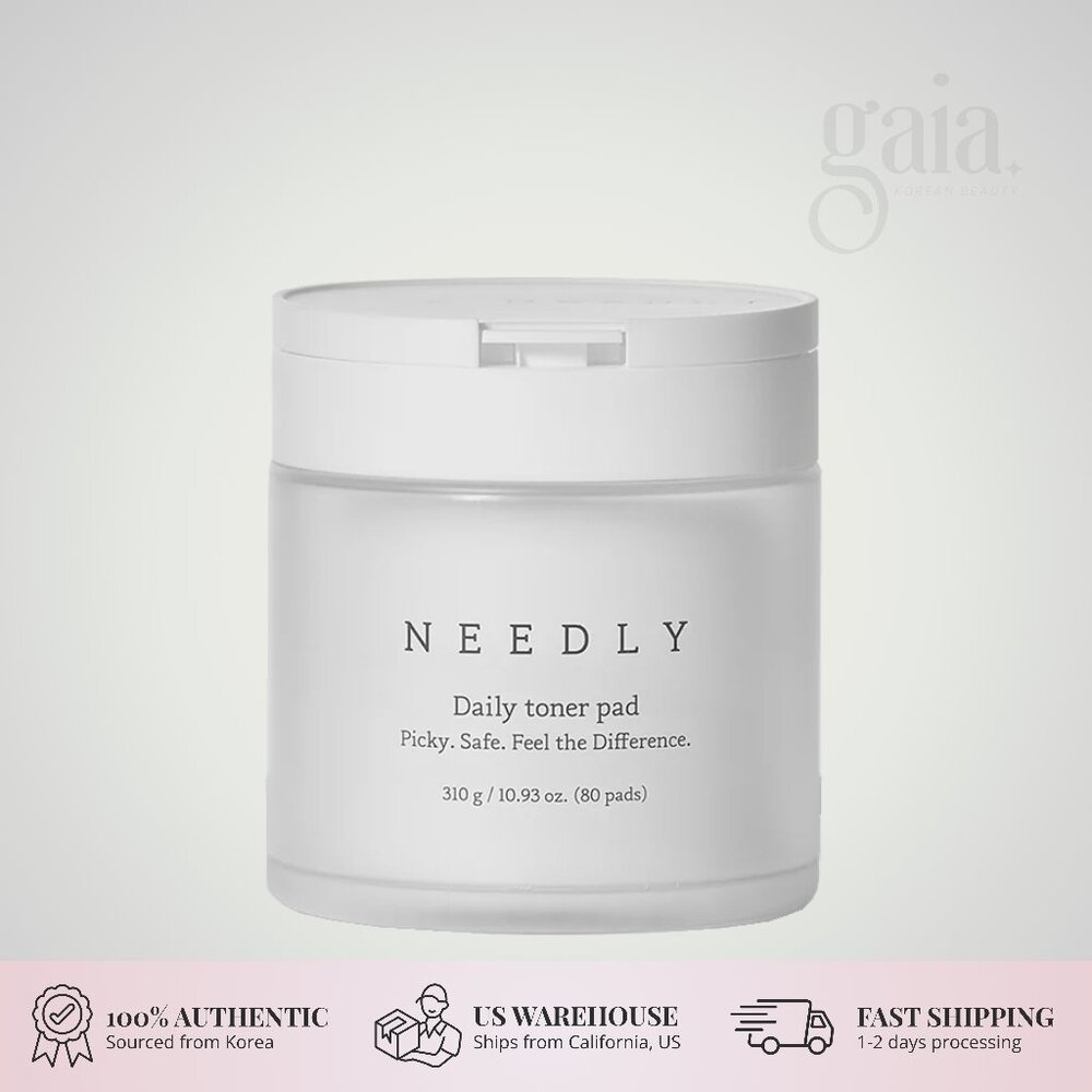 NEEDLY Daily Toner Pad 80 Pads – Exfoliating & Hydrating Pore Care Pads